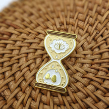 Load image into Gallery viewer, The Time is Now - Hourglass enamel pins
