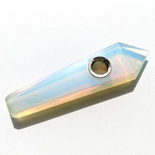 Load image into Gallery viewer, Opalite Iridescent Crystal Pipe
