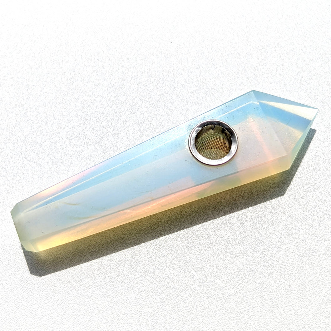 Opalite Iridescent Crystal Pipe